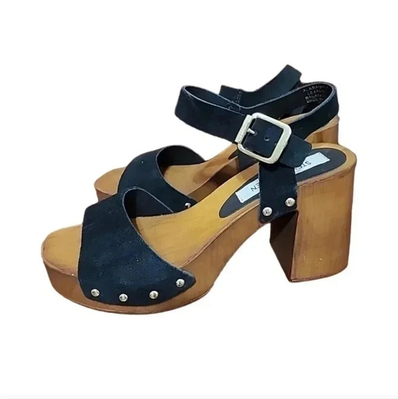 Brand New Steve Madden Wooden Platform Sandals - Size 7" - Picture 4 of 6
